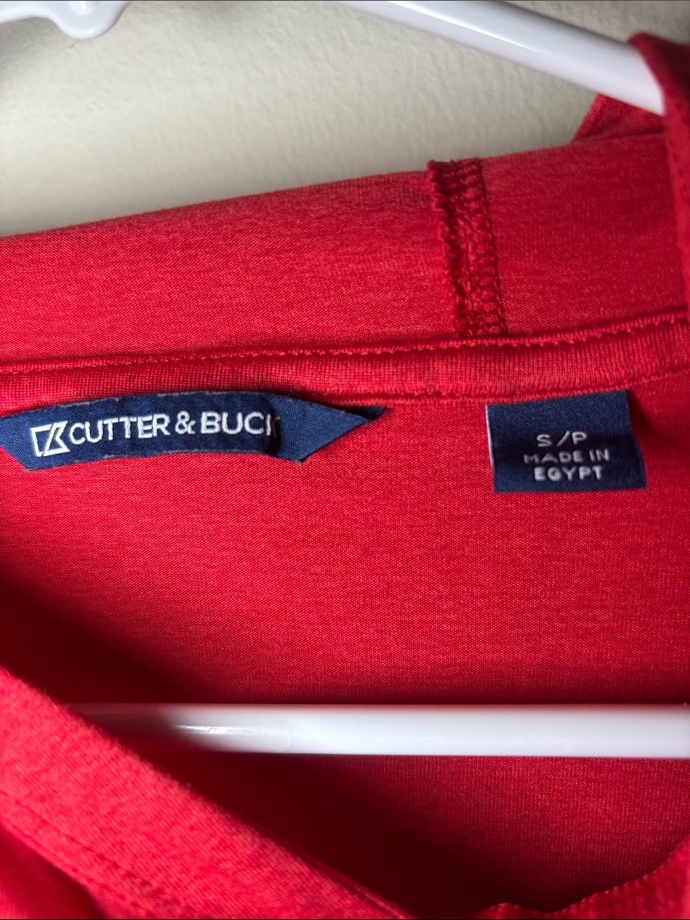 Cutter & Buck Lightweight Red Ohio State Long Sleeve Hoodie - Picture 2 of 5